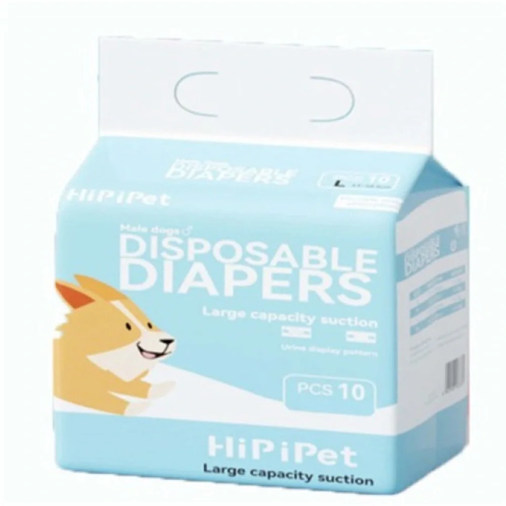 HiPiPet Male Dogs Disposable Diapers XL